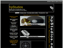 Tablet Screenshot of hpstudios.net